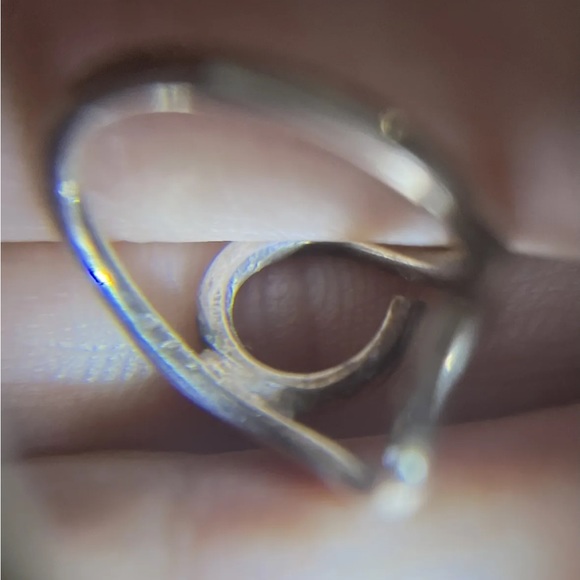 925 Sterling Silver Toe Ring or ring Adjustable. Thick ring! - Picture 2 of 4